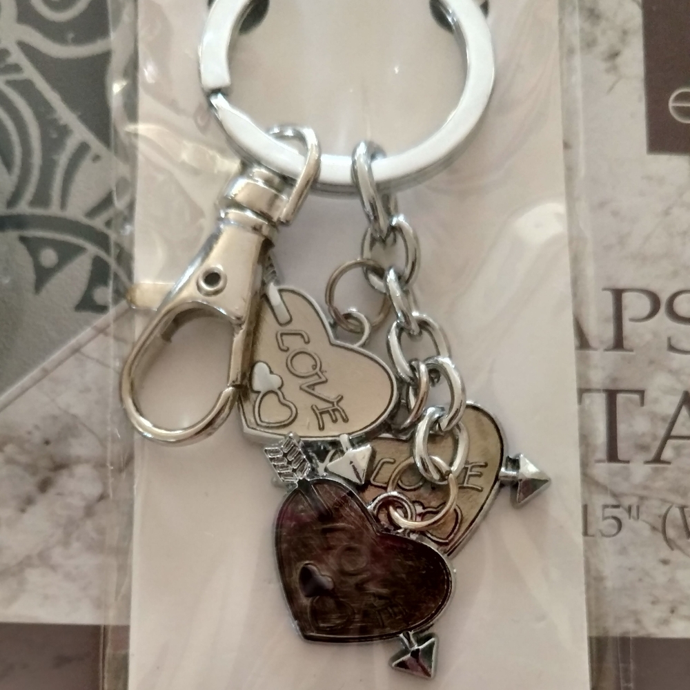 Heart Love Keychain